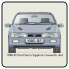 Ford Sierra Sapphire Cosworth 1990-92 Coaster 3